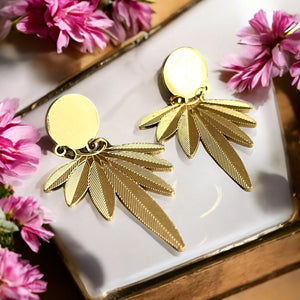 Boucles d'oreilles "AMANDA" en acier inoxydable