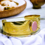Bracelet "ELODIE" acier adaptable avec Agate