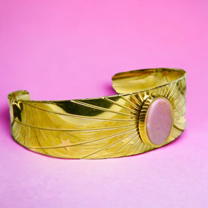 Bracelet "ELODIE" acier adaptable avec Agate