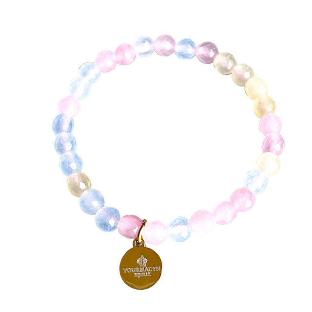 bracelet femme pierre agate cadeau  tendance bijoux - fond blanc
