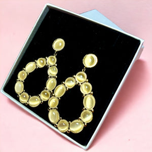 Boucles d'oreilles "EXCEPTIONNELLE" en acier inoxydable