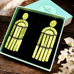 Boucles d'oreilles "AUDACIEUSE" en acier inoxydable