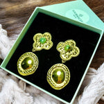 Boucles d'oreilles "SOMPTUEUSE" en acier inoxydable