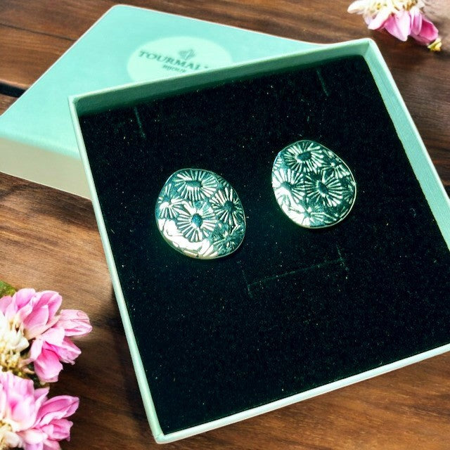 Boucles d'oreilles "INSPIRANTE" argentées en acier inoxydable
