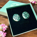 Boucles d'oreilles "INSPIRANTE" argentées en acier inoxydable