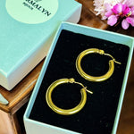 Boucles d'oreilles "MARITZA" en acier inoxydable