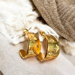 Boucles d'oreilles "TYRA" en acier inoxydable