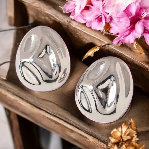 Boucles d'oreilles "LARA" en acier inoxydable