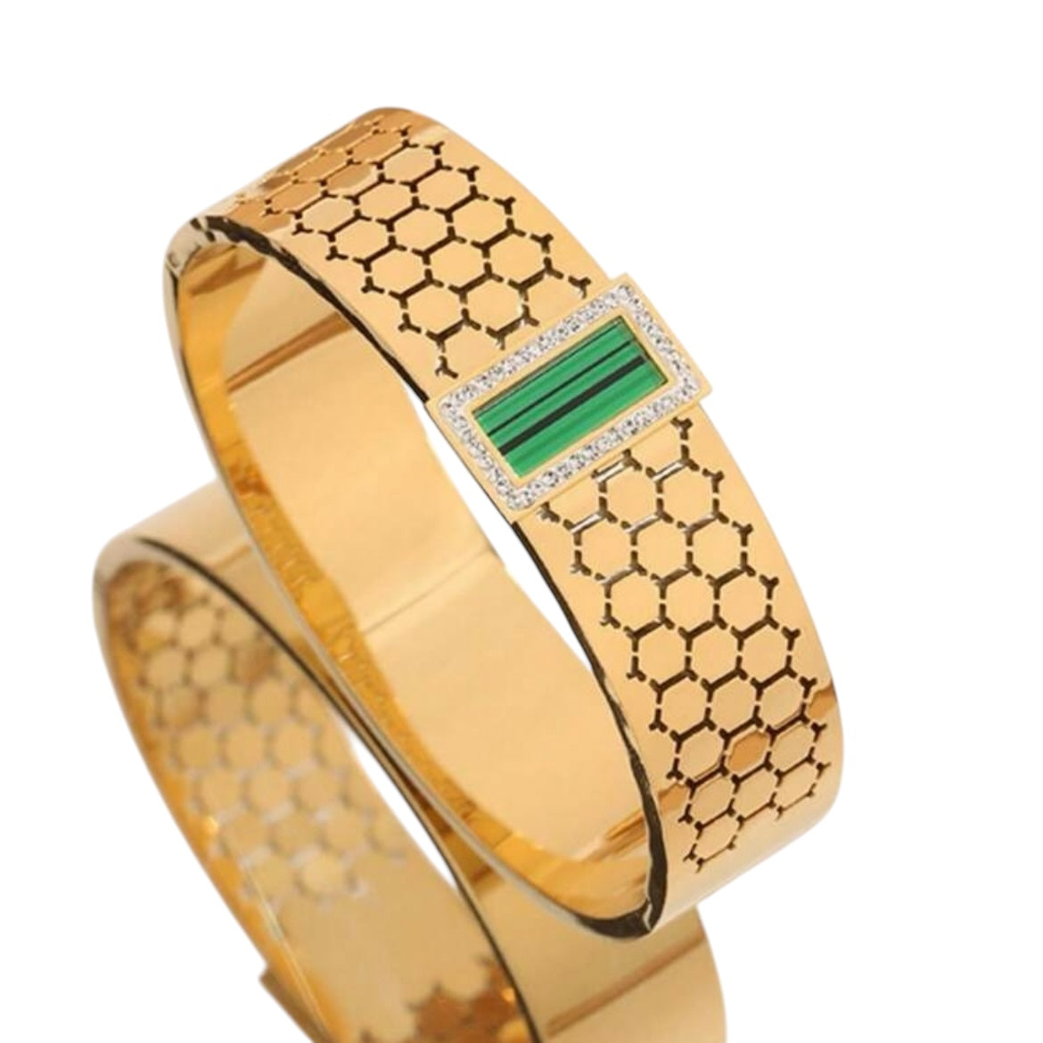 Bracelet jonc "KELISYN" acier inoxydable