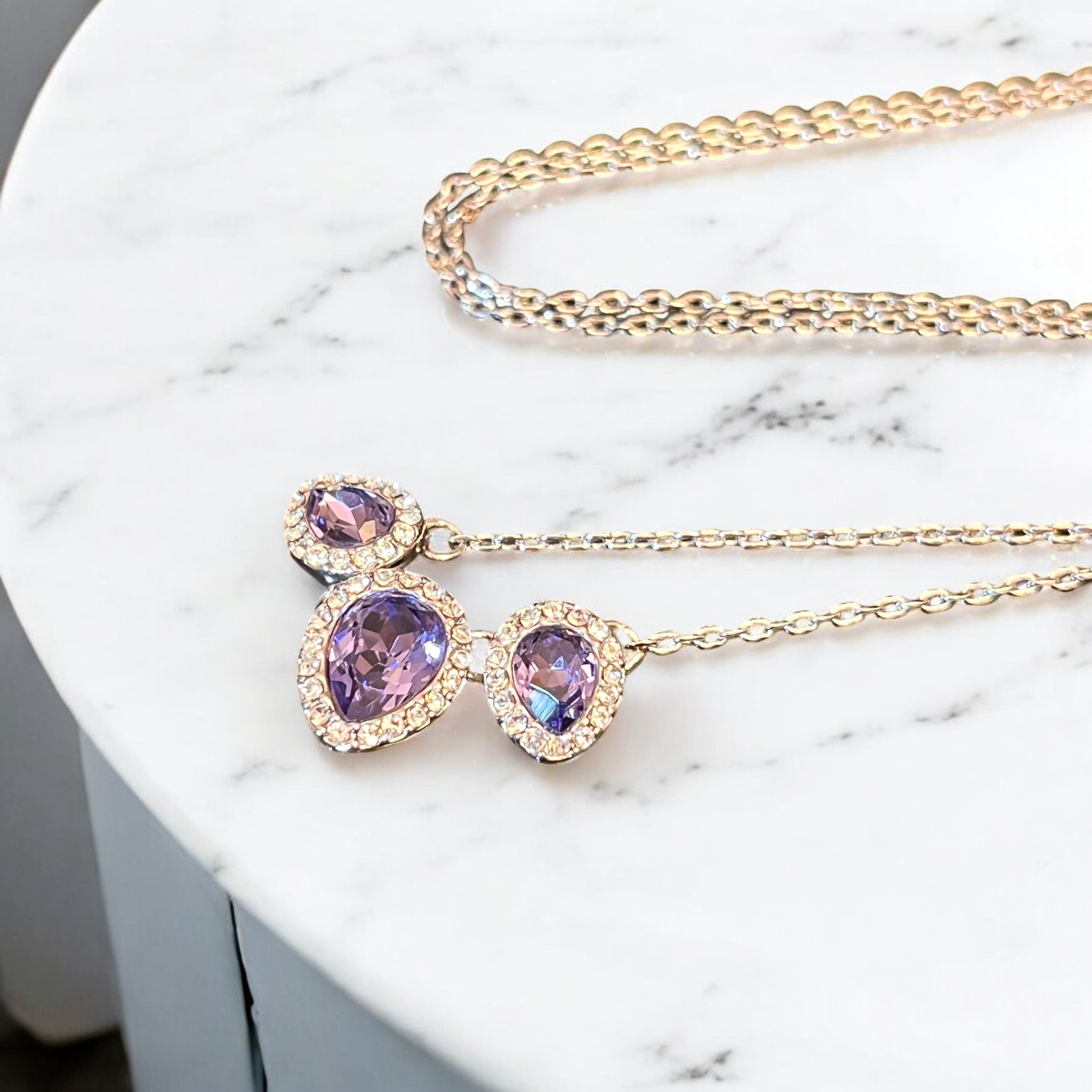 Pendentif "CRISTAL 2" argenté cristal tchèque