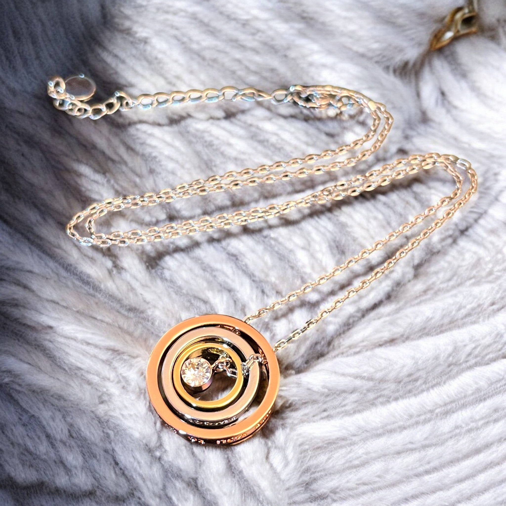 Pendentif "CRISTAL 3" argenté cristal tchèque