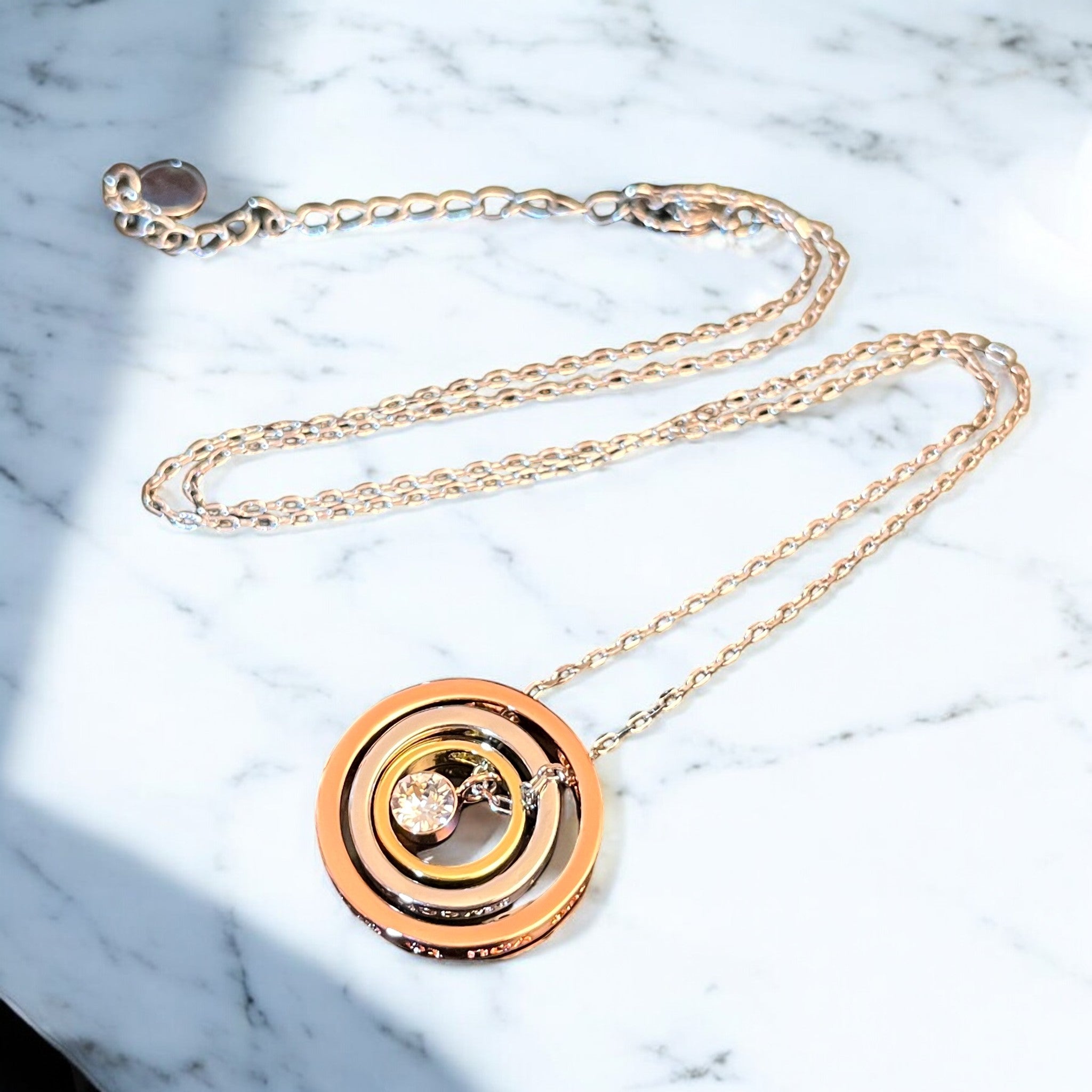 Pendentif "CRISTAL 3" argenté cristal tchèque