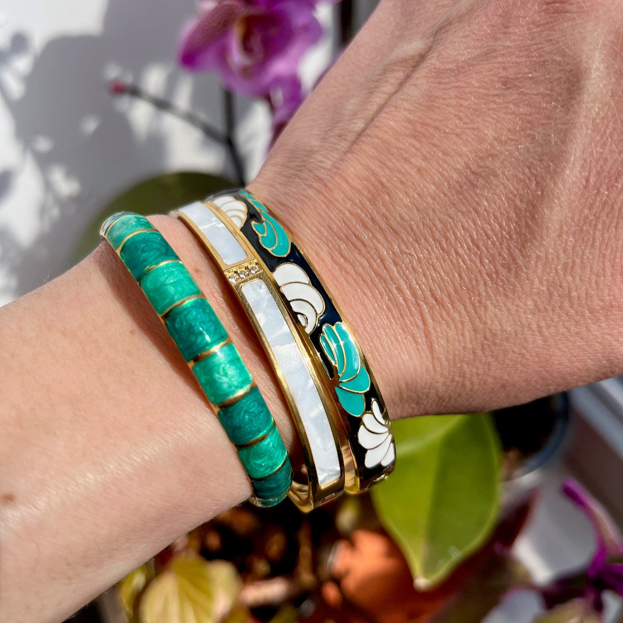 Bracelet jonc "VESALI" acier inoxydable