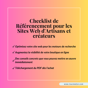 Checklist de Référencement pour les Sites Web d'Artisans et créateurs 