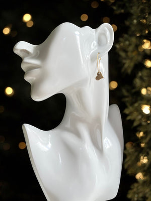 Boucles d'oreilles "MIREILLE" charms dorés or fin