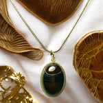 Pendentif " AGNÈS" en pierre Agate