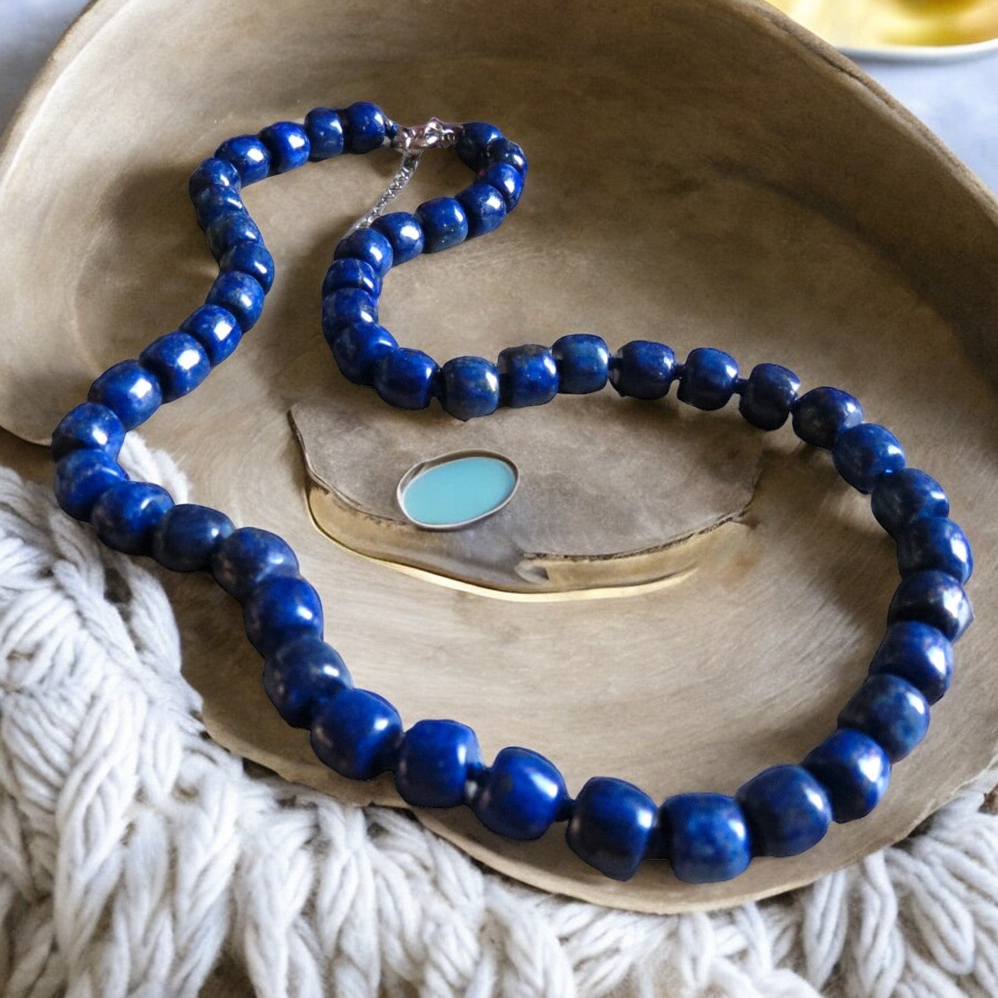 Collier "PALERME" en Lapis Lazuli naturel