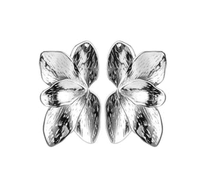 Boucles d'oreilles "EXQUISE ARGENT" en acier inoxydable