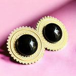 boucles-oreilles-cadeau-femme-acier-onyx-pierre-tourmalyn-bijoux