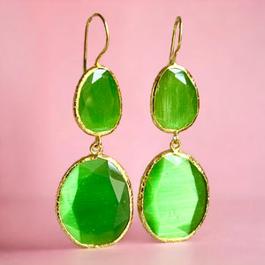 boucles-oreilles-or-cadeau-femme-pierre-naturelle-agate-verte-doree-or-fin-tourmalyn-bijoux