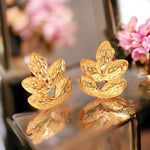 Boucles d'oreilles clips "VENUS" en acier inoxydable