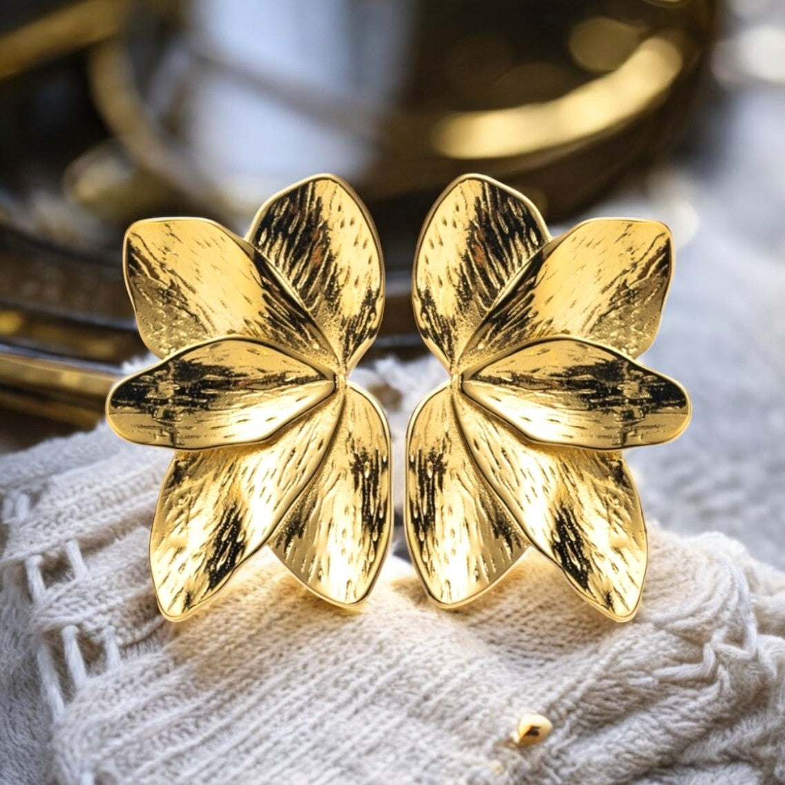 Boucles d'oreilles "EXQUISE" en acier inoxydable