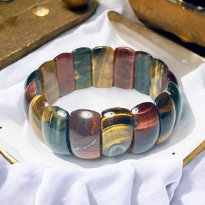 Bracelet "PROTECTION" en Oeil de Tigre