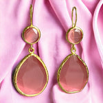 boucles-oreilles-or-agate-rose-cadeau-femme-pierre-naturelle-doree-or-fin-tourmalyn-bijoux