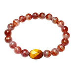 Bracelet "MON AURA" - Auralite et oeil de tigre