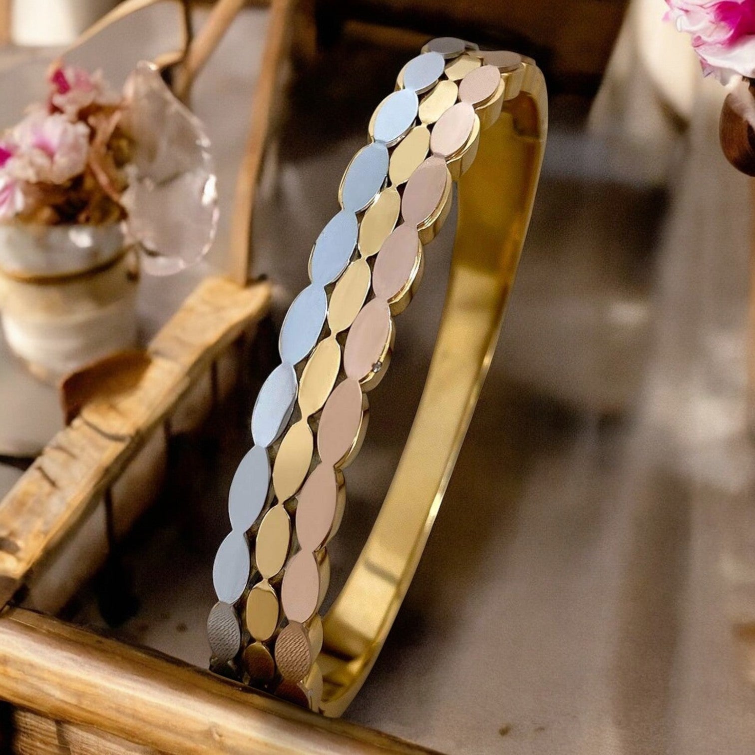 Bracelet "LOUCAS" acier inoxydable