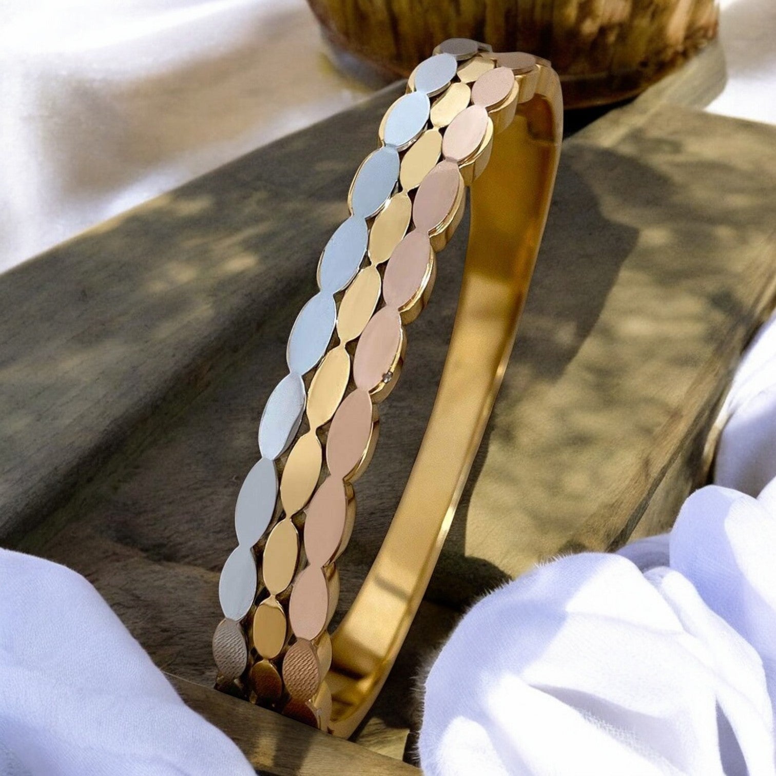 Bracelet "LOUCAS" acier inoxydable
