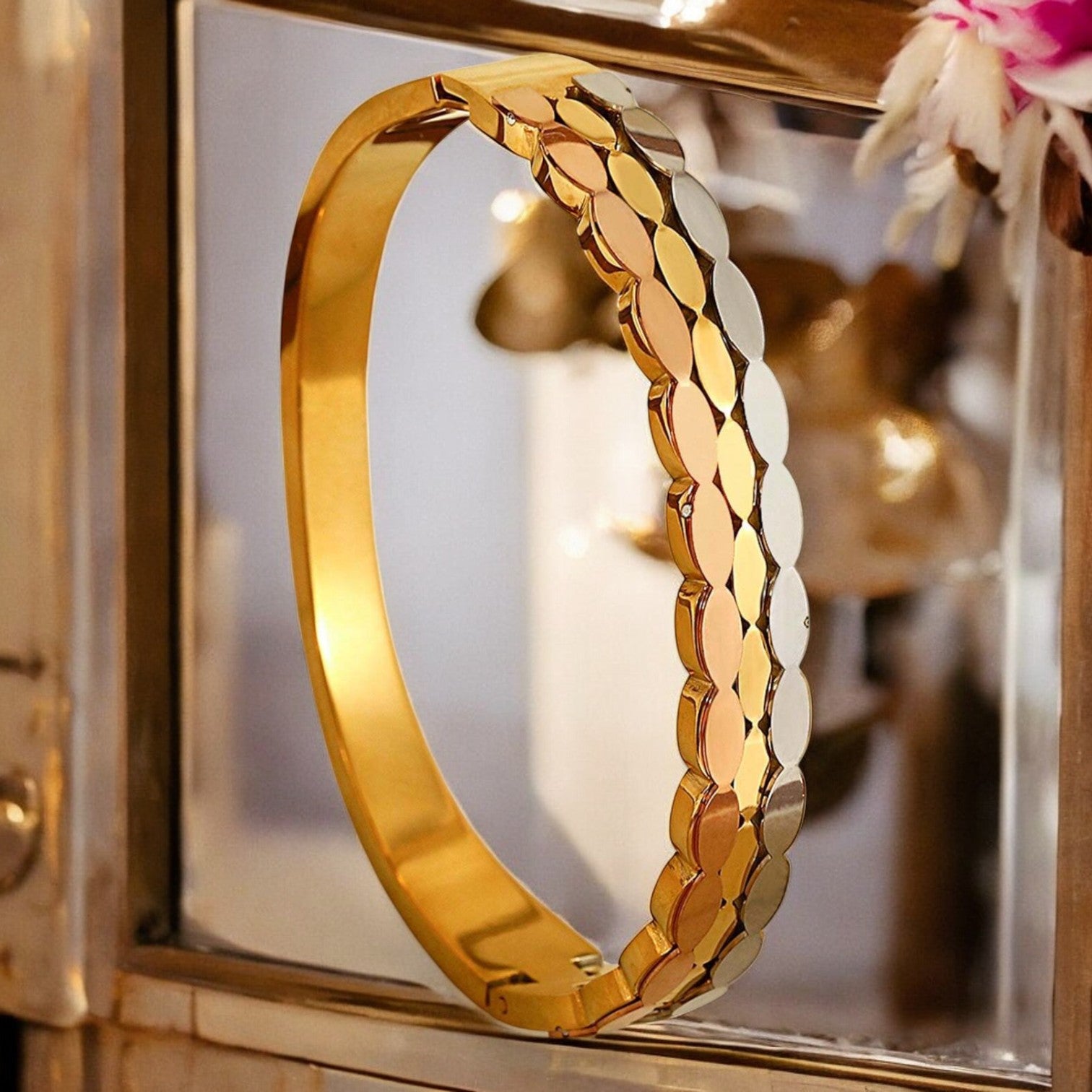 Bracelet "LOUCAS" acier inoxydable