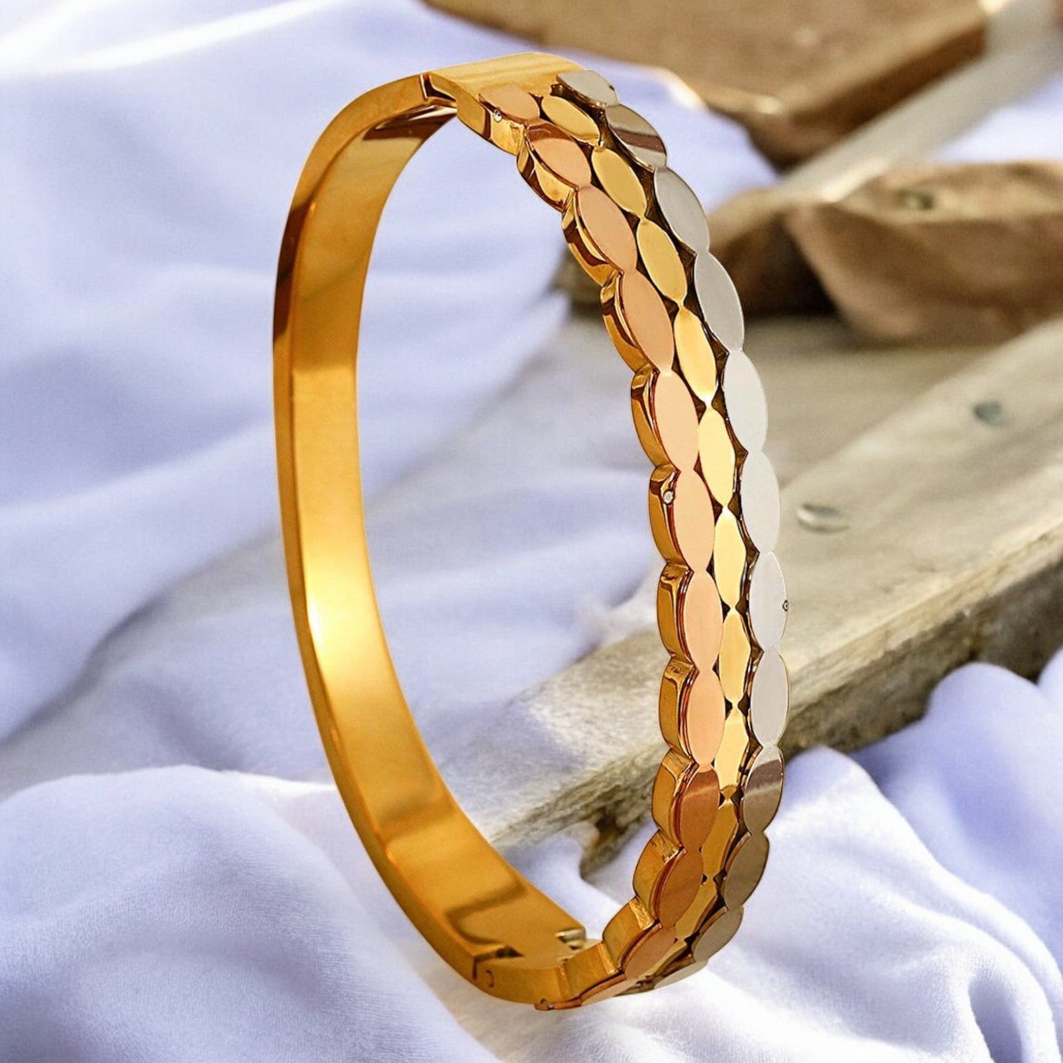 Bracelet "LOUCAS" acier inoxydable