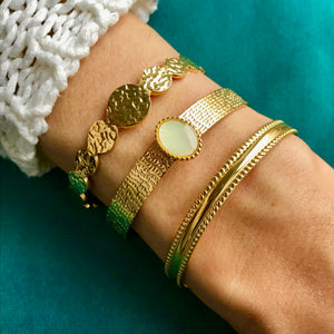 Bracelet "BÉNÉDICTE" doré - adaptable
