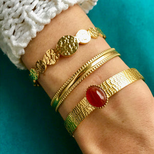 Bracelet "BÉNÉDICTE" doré - adaptable