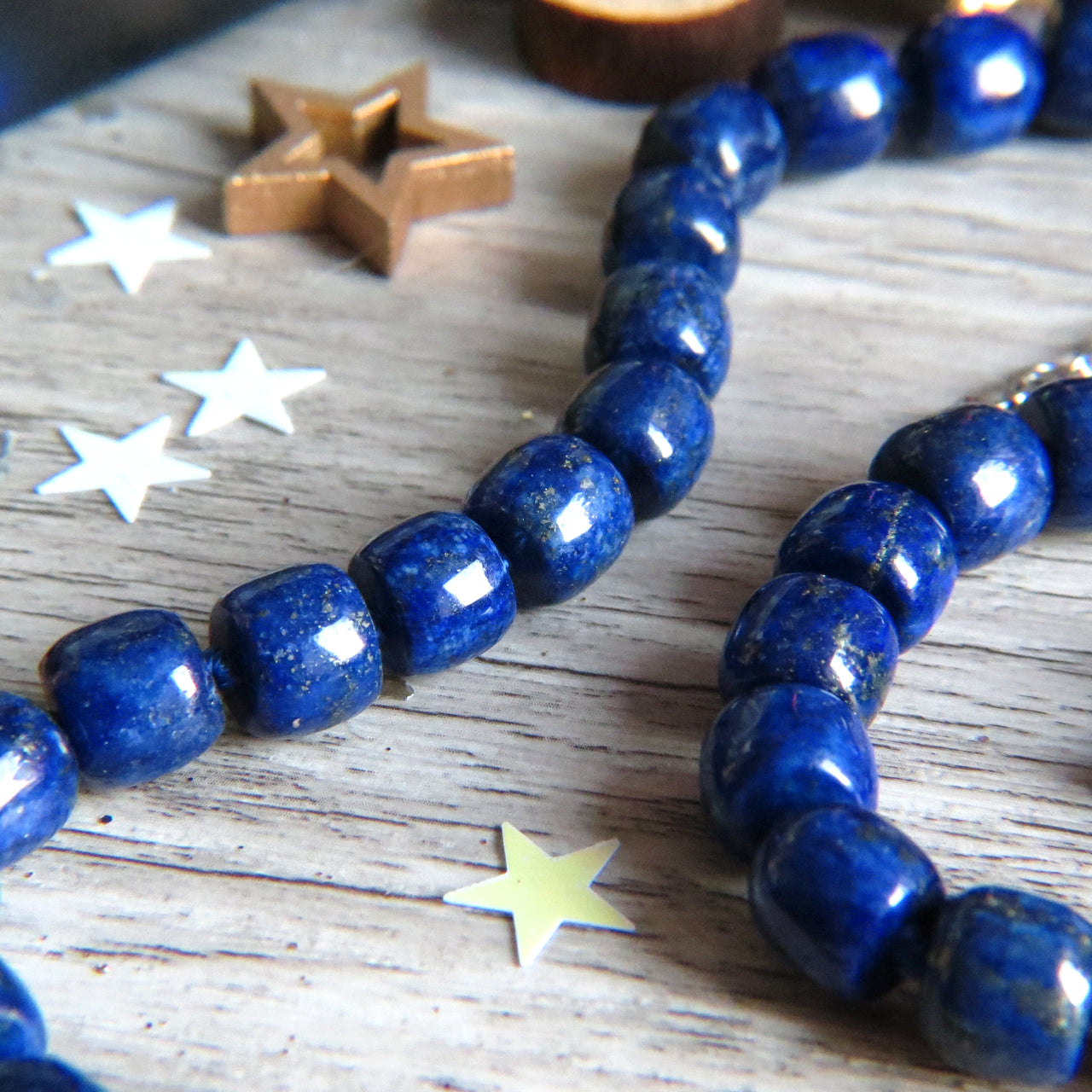 Collier "PALERME" en Lapis Lazuli naturel