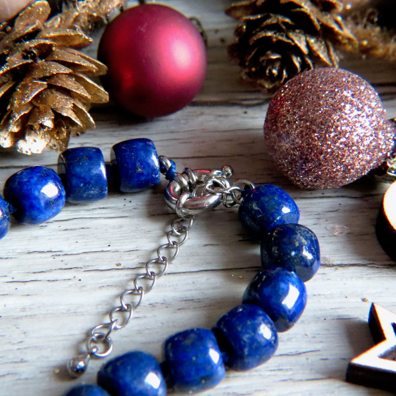 Collier "PALERME" en Lapis Lazuli naturel