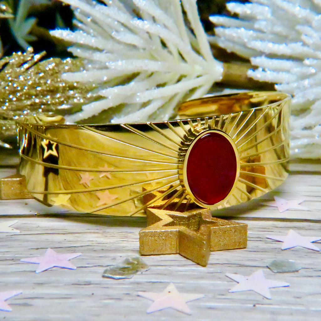 Bracelet "ZORA" adaptable avec Cornaline