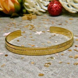 Bracelet "GILLIAN" acier doré - adaptable