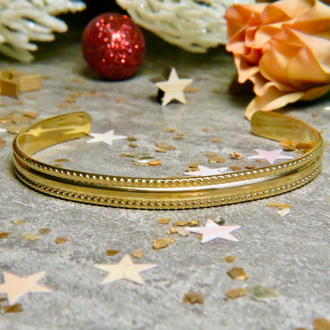 Bracelet "BÉNÉDICTE" doré - adaptable