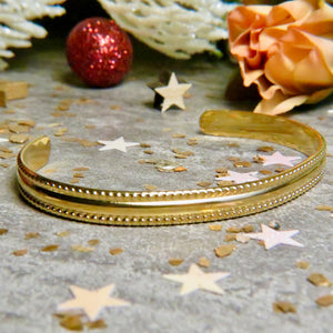 Bracelet "BÉNÉDICTE" doré - adaptable