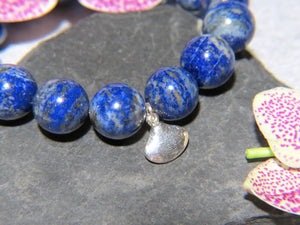 Bracelet "CANBERRA" en pierres naturelles de Lapis Lazuli