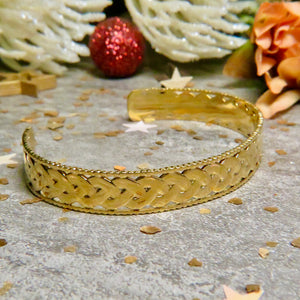 Bracelet "MYRIAM" acier doré - adaptable