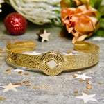 Bracelet "IRÈNE" doré - adaptable avec Nacre naturelle