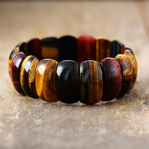 Bracelet "PROTECTION" en Oeil de Tigre