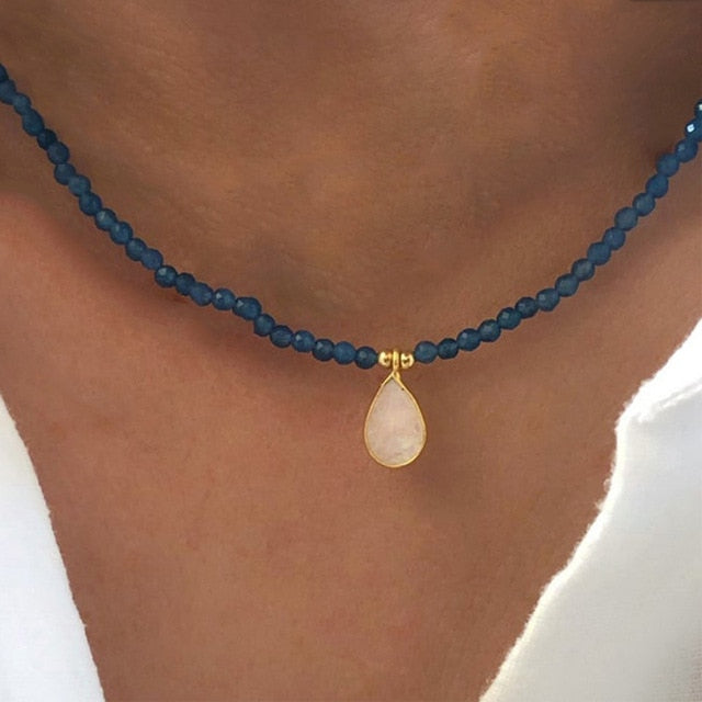 Collier "MON ANCRAGE" en Agate